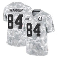 Parkc IN.Colts #84 Tyler Warren Player Arctic Camo Salute To Service Limited Game Stitched Jerseys