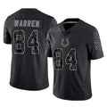 Parkc IN.Colts #84 Tyler Warren Player Black Reflective Limited Game Stitched Jerseys