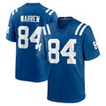Parkc IN.Colts #84 Tyler Warren Player Royal Home Game Stitched Jerseys