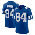 Parkc IN.Colts #84 Tyler Warren Player Royal Limited Home Game Stitched Jerseys