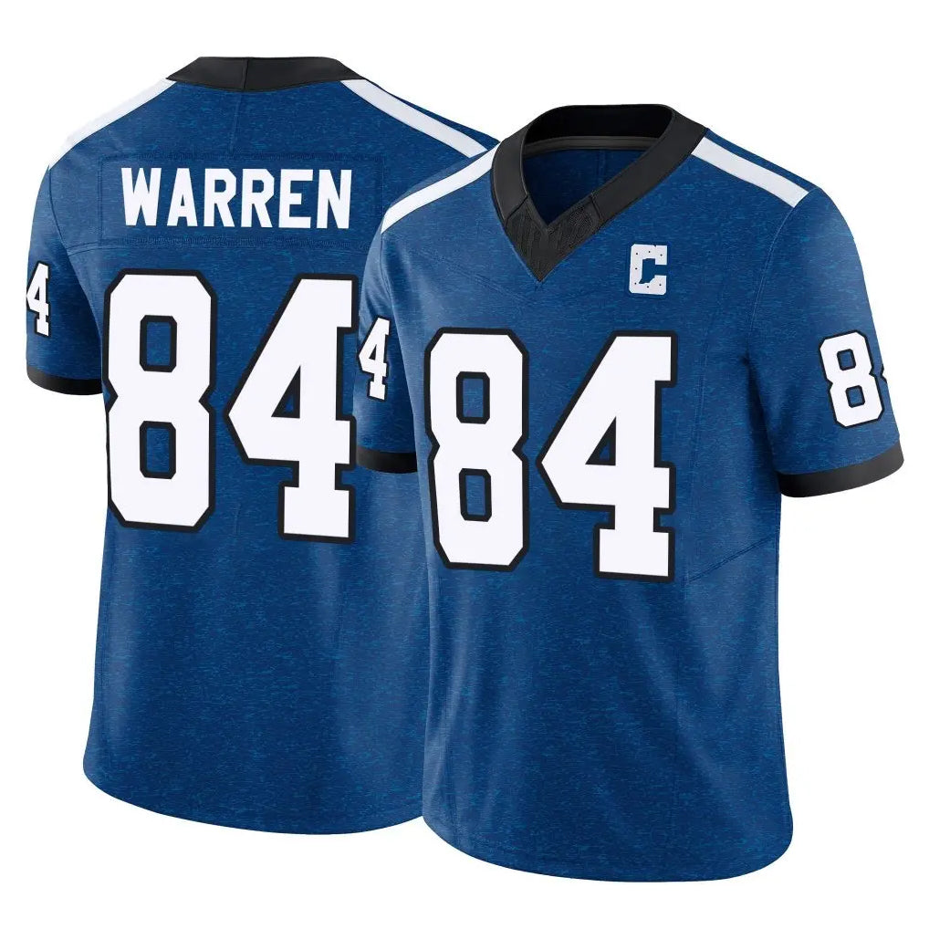 Parkc IN.Colts #84 Tyler Warren Player Royal Limited Indiana Nights Alternate Vapor F.U.S.E. Home Game Stitched Jerseys