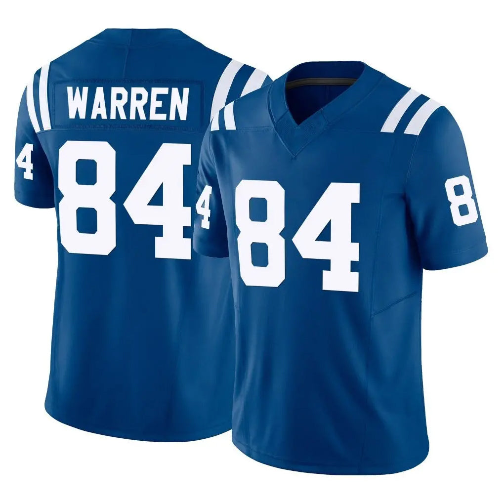 Parkc IN.Colts #84 Tyler Warren Player Royal Limited Vapor F.U.S.E. Home Game Stitched Jerseys