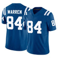 Parkc IN.Colts #84 Tyler Warren Player Royal Limited Vapor F.U.S.E. Home Game Stitched Jerseys