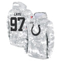 Parkc IN.Colts #97 Laiatu Latu Player Arctic Camo Salute to Service Hoodies Limited Game Stitched Jerseys