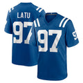 Parkc IN.Colts #97 Laiatu Latu Player Royal Home Game Stitched Jerseys