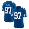 Parkc IN.Colts #97 Laiatu Latu Player Royal Limited Home Game Stitched Jerseys