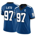 Parkc IN.Colts #97 Laiatu Latu Player Royal Limited Indiana Nights Alternate Vapor F.U.S.E. Home Game Stitched Jerseys