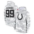 Parkc IN.Colts #99 DeForest Buckner Player Arctic Camo Salute to Service Hoodies Limited Game Stitched Jerseys