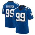 Parkc IN.Colts #99 DeForest Buckner Player Royal Alternate Indiana Nights Home Game Stitched Jerseys