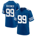 Parkc IN.Colts #99 DeForest Buckner Player Royal Limited Home Game Stitched Jerseys