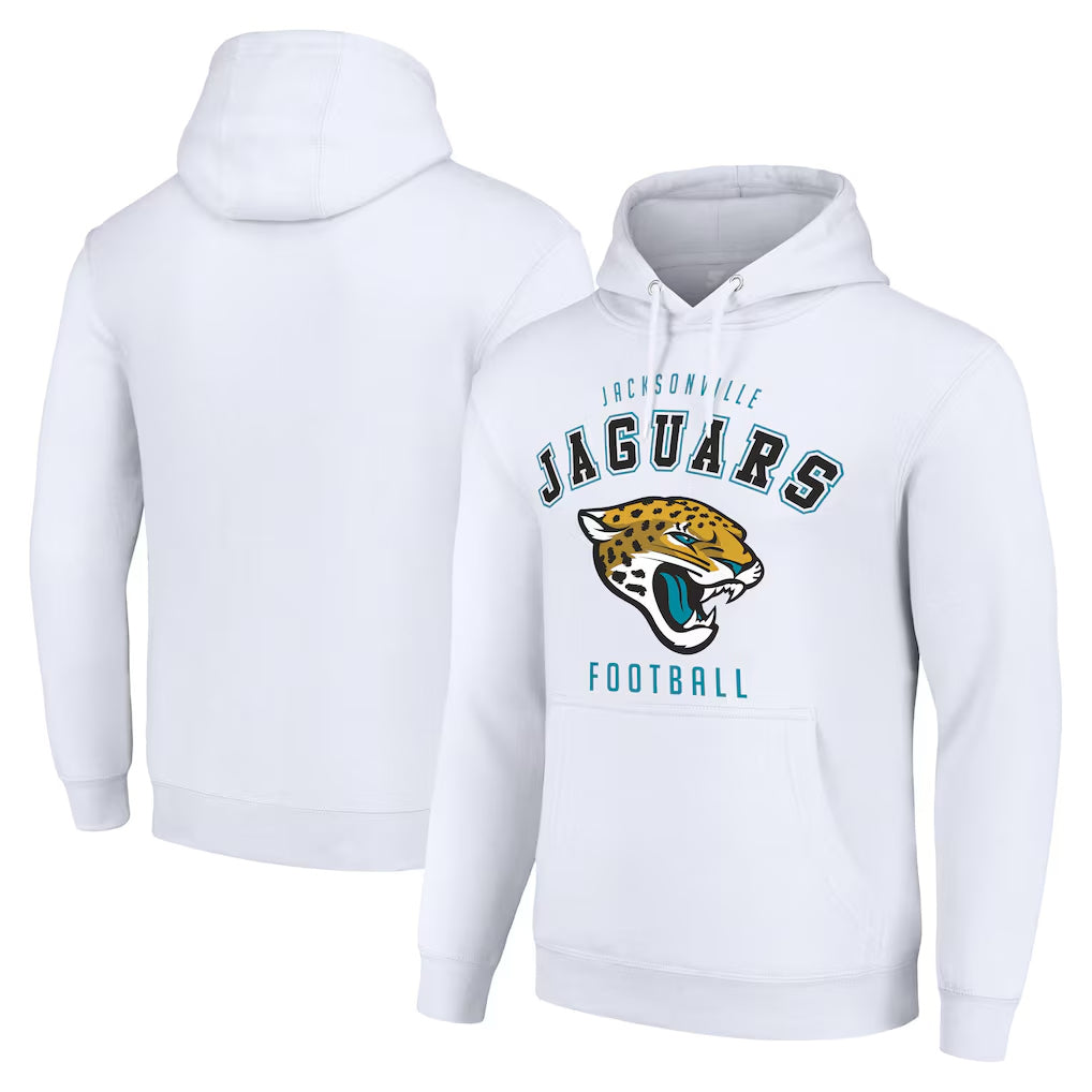 Parkc J.Jaguars White Home Game Pullover Hoodies Blank Player Limited Stitched Jerseys