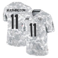 Parkc J.Jaguars #11 Parker Washington Player Arctic Camo Salute To Service Limited Game Stitched Jerseys