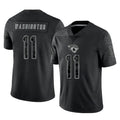 Parkc J.Jaguars #11 Parker Washington Player Black Reflective Limited Game Stitched Jerseys