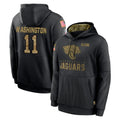 Parkc J.Jaguars #11 Parker Washington Player Black Salute to Service Hoodies Limited Game Stitched Jerseys