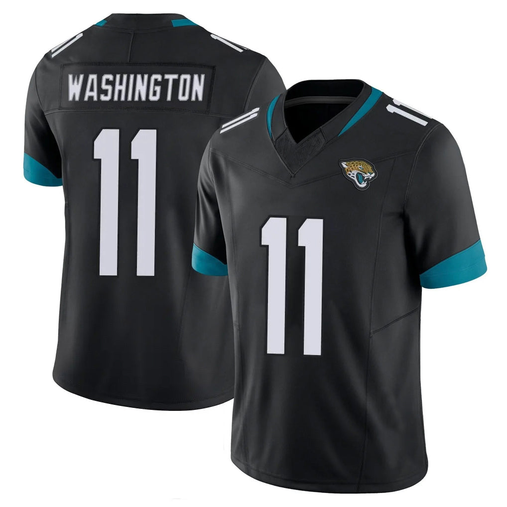 Parkc J.Jaguars #11 Parker Washington Player Black Vapor F.U.S.E. Limited Home Game Stitched Jerseys