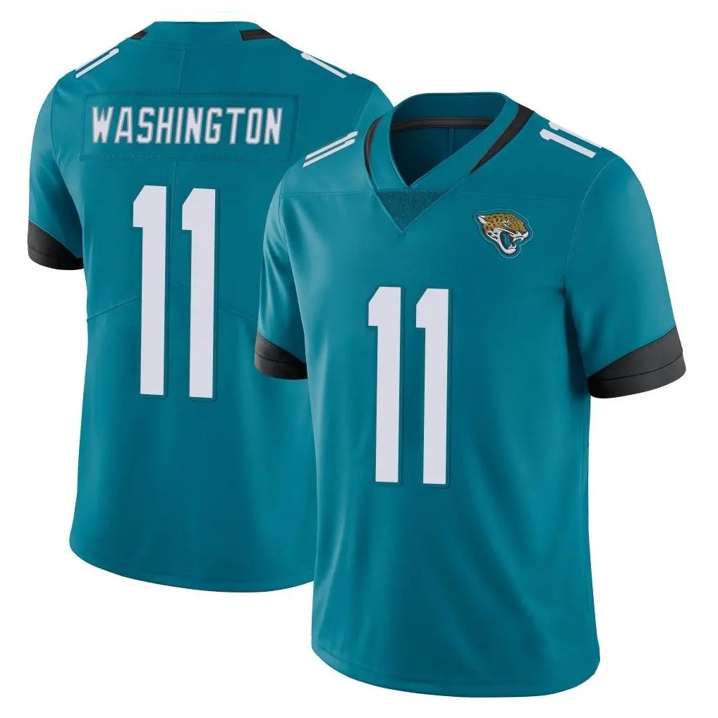 Parkc J.Jaguars #11 Parker Washington Player Teal Vapor Untouchable Limited Home Game Stitched Jerseys