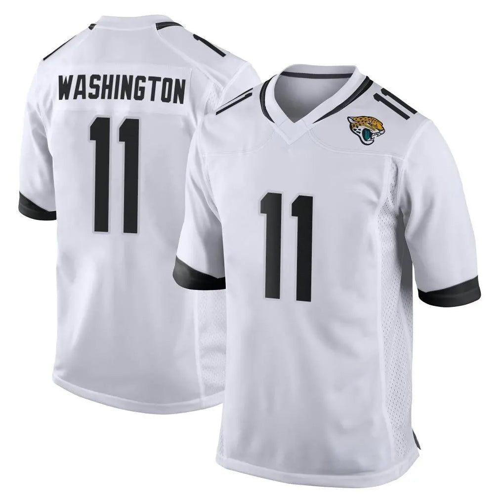 Parkc J.Jaguars #11 Parker Washington Player White Home Game Stitched Jerseys