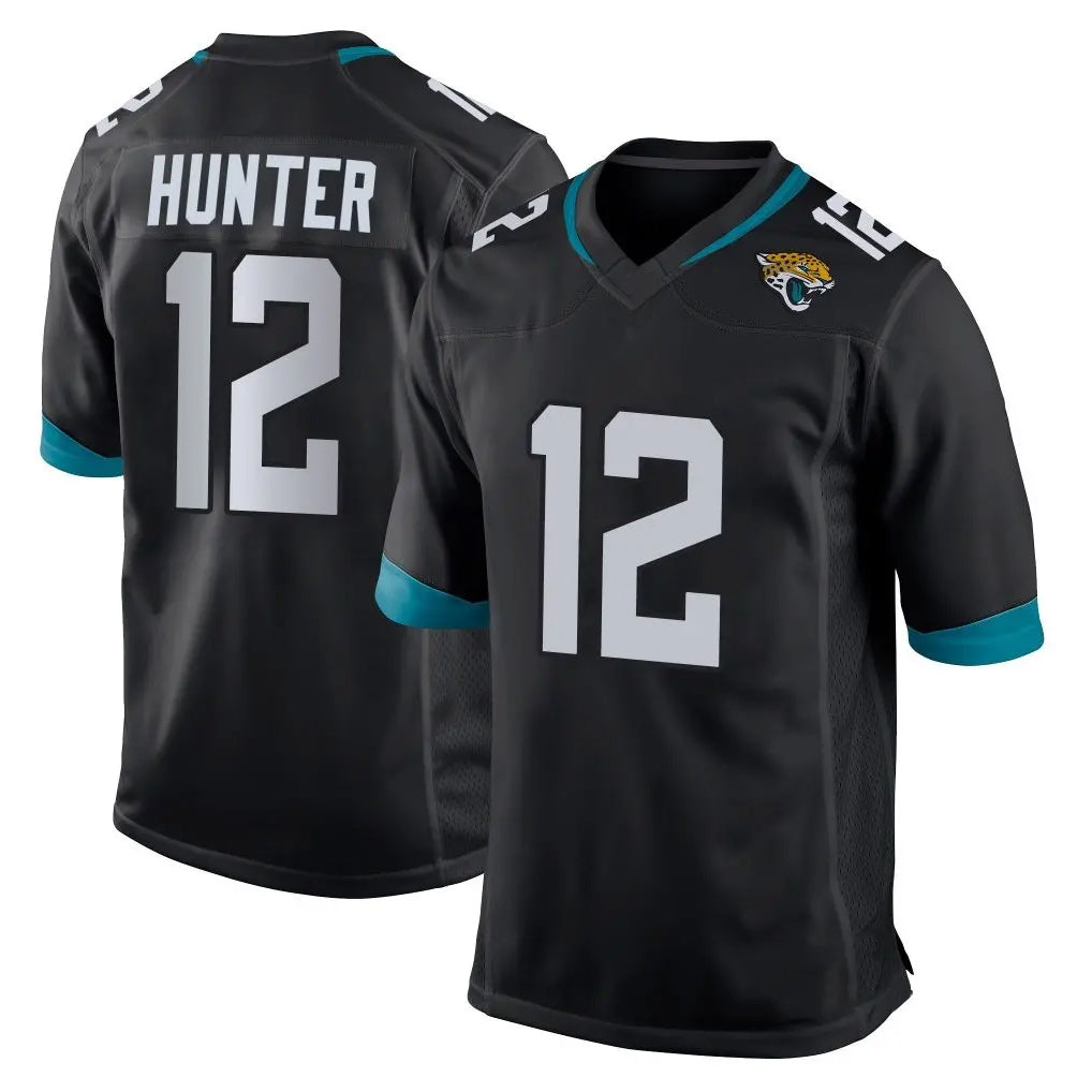 Parkc J.Jaguars #12 Travis Hunter Player Black Home Game Stitched Jerseys