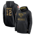 Parkc J.Jaguars #12 Travis Hunter Player Black Salute to Service Hoodies Limited Game Stitched Jerseys