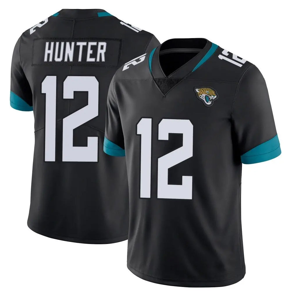 Parkc J.Jaguars #12 Travis Hunter Player Black Vapor Untouchable Limited Home Game Stitched Jerseys