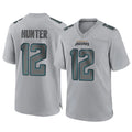 Parkc J.Jaguars #12 Travis Hunter Player Gray Atmosphere Fashion Home Game Stitched Jerseys