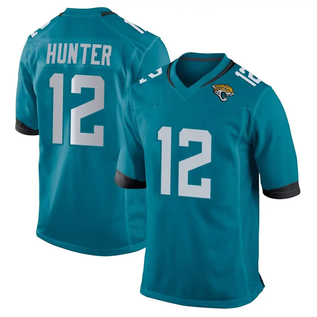 Parkc J.Jaguars #12 Travis Hunter Player Teal Home Game Stitched Jerseys