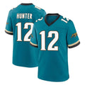 Parkc J.Jaguars #12 Travis Hunter Player Teal Prowler Throwback Limited Home Game Stitched Jerseys