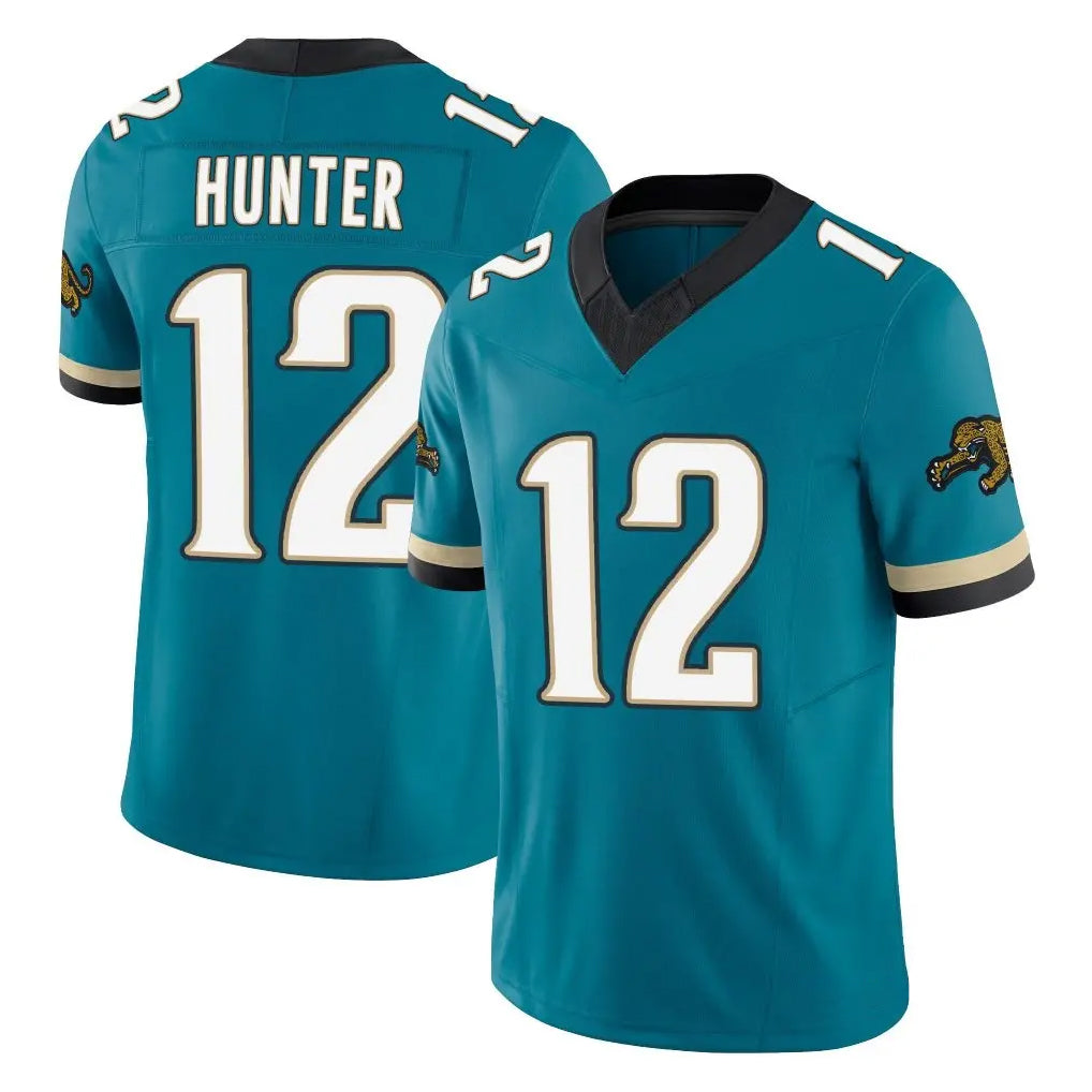 Parkc J.Jaguars #12 Travis Hunter Player Teal Prowler Throwback Vapor F.U.S.E. Limited Home Game Stitched Jerseys