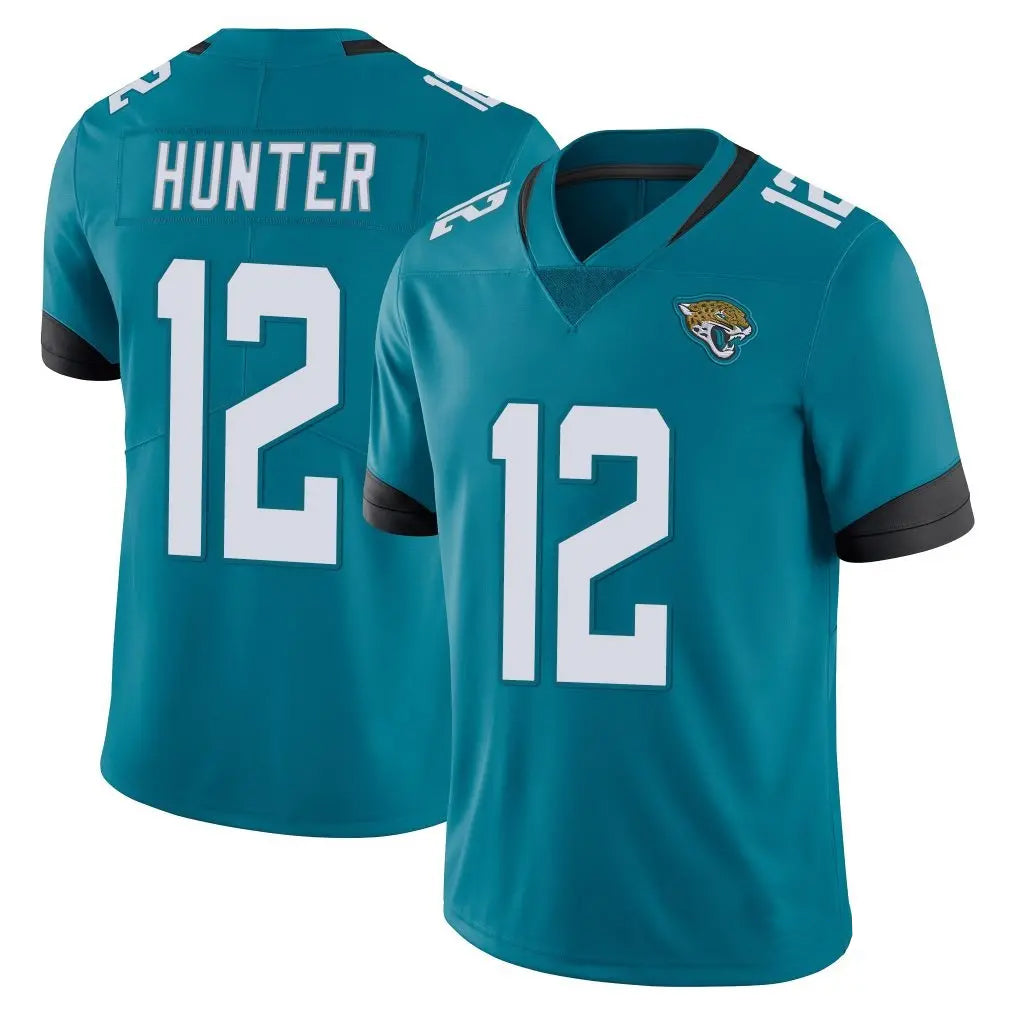 Parkc J.Jaguars #12 Travis Hunter Player Teal Vapor Untouchable Limited Home Game Stitched Jerseys