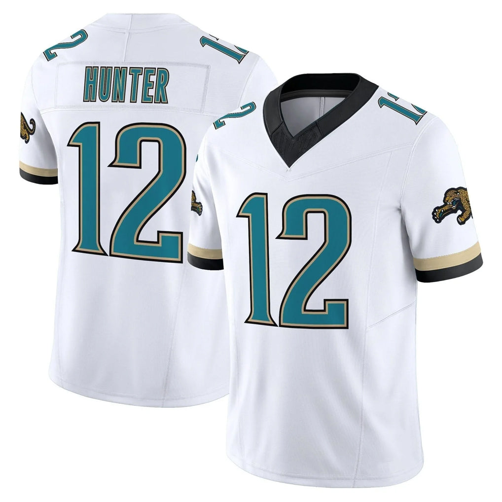 Parkc J.Jaguars #12 Travis Hunter Player White Prowler Throwback Vapor F.U.S.E. Limited Home Game Stitched Jerseys