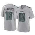 Parkc J.Jaguars #16 Trevor Lawrence Player Gray Atmosphere Fashion Home Game Stitched Jerseys