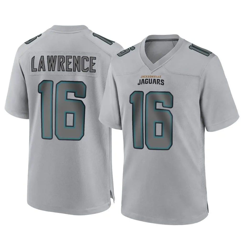 Parkc J.Jaguars #16 Trevor Lawrence Player Gray Atmosphere Fashion Home Game Stitched Jerseys