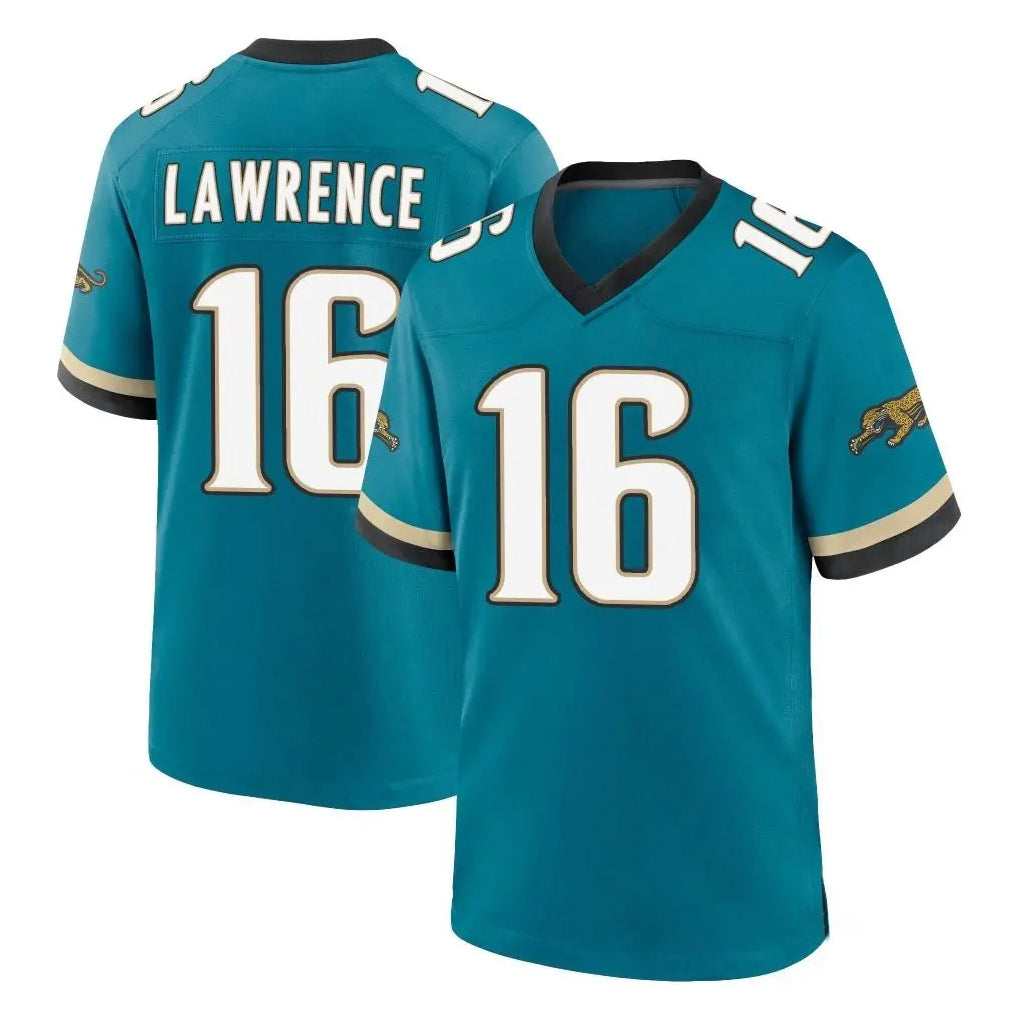 Parkc J.Jaguars #16 Trevor Lawrence Player Teal Prowler Throwback Limited Home Game Stitched Jerseys