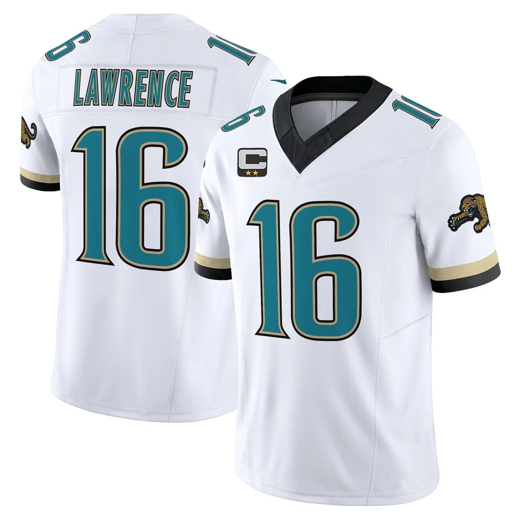 Parkc J.Jaguars #16 Trevor Lawrence Player White Prowler Throwback Vapor F.U.S.E. Limited Home Game Stitched Jerseys