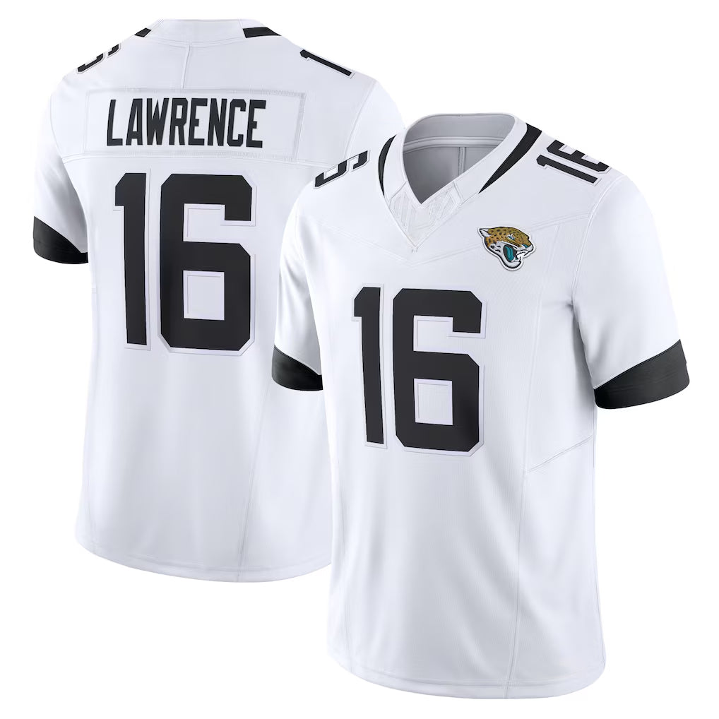 Parkc J.Jaguars #16 Trevor Lawrence Player White Vapor F.U.S.E. Limited Home Game Stitched Jerseys