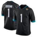 Parkc J.Jaguars #1 Montaric Brown Player Black Home Game Stitched Jerseys