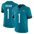 Parkc J.Jaguars #1 Montaric Brown Player Teal Vapor Untouchable Limited Home Game Stitched Jerseys