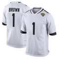 Parkc J.Jaguars #1 Montaric Brown Player White Home Game Stitched Jerseys