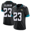 Parkc J.Jaguars #23 Foyesade Oluokun Player Black Vapor Untouchable Limited Home Game Stitched Jerseys