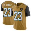 Parkc J.Jaguars #23 Foyesade Oluokun Player Gold Vapor Limited Home Game Stitched Jerseys