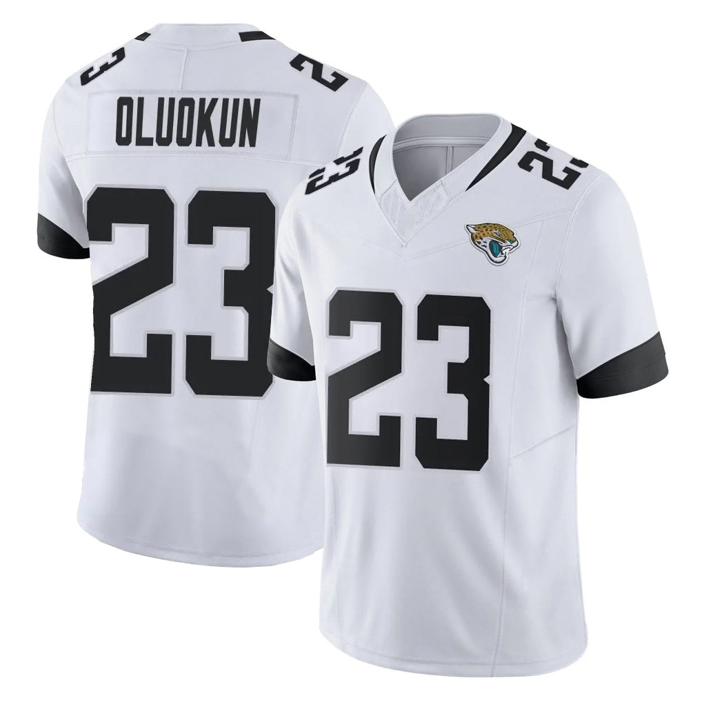 Parkc J.Jaguars #23 Foyesade Oluokun Player White Vapor F.U.S.E. Limited Home Game Stitched Jerseys