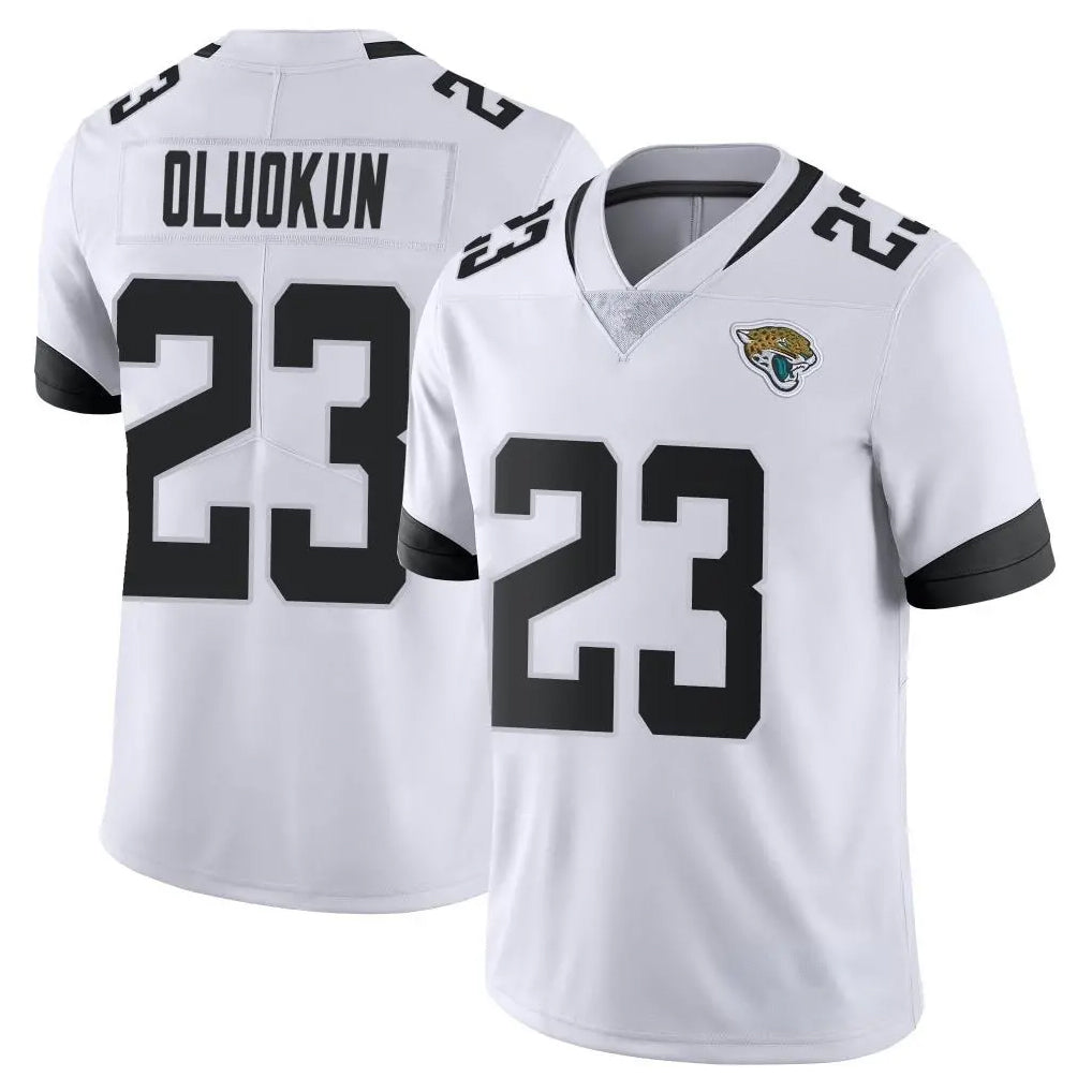 Parkc J.Jaguars #23 Foyesade Oluokun Player White Vapor Untouchable Limited Home Game Stitched Jerseys