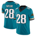 Parkc J.Jaguars #28 Fred Taylor Player Teal Prowler Throwback Vapor F.U.S.E. Limited Home Game Stitched Jerseys