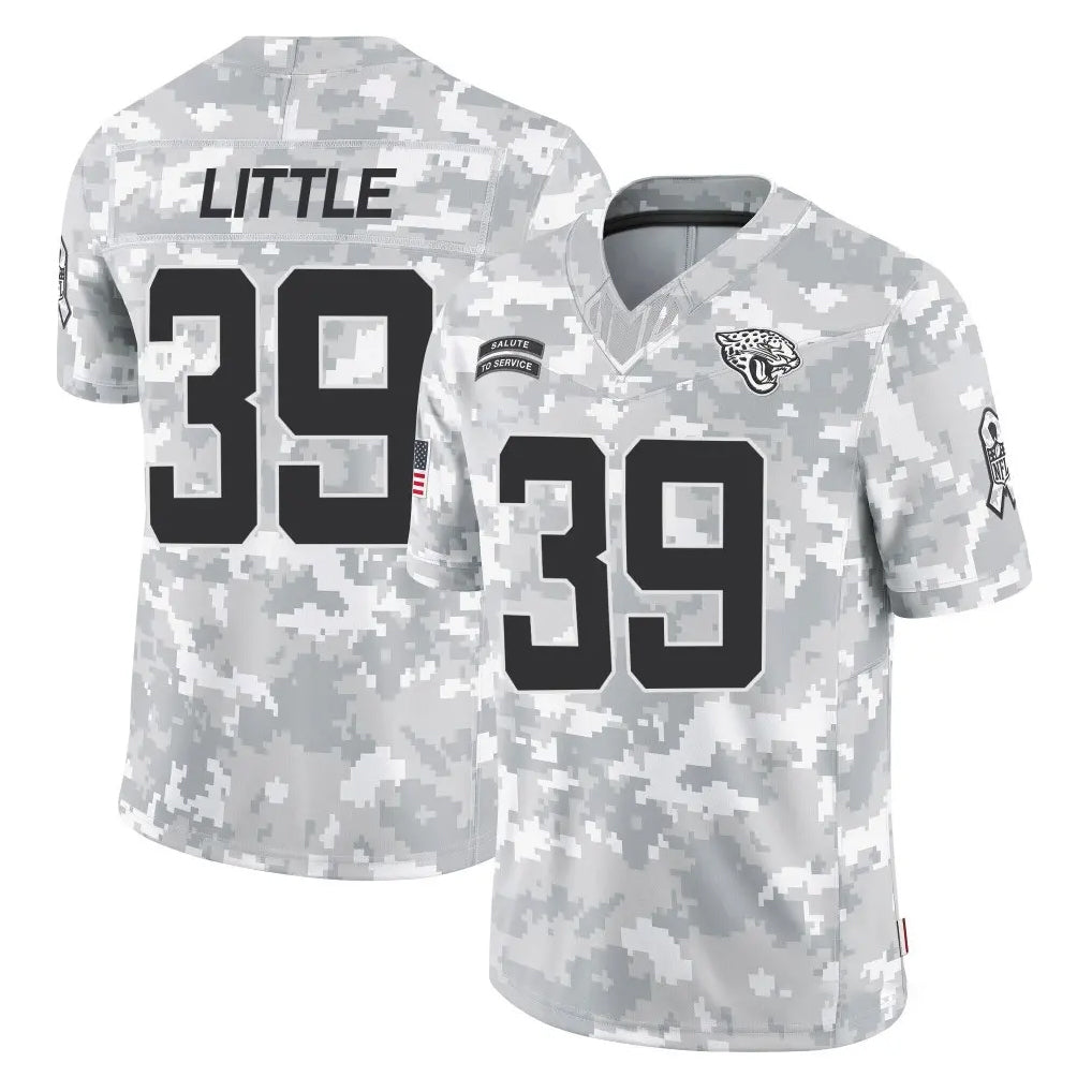 Parkc J.Jaguars #39 Cam Little Player Arctic Camo Salute To Service Limited Game Stitched Jerseys