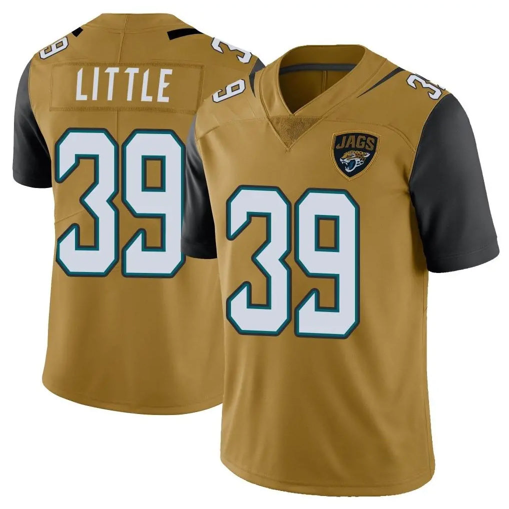 Parkc J.Jaguars #39 Cam Little Player Gold Vapor Limited Home Game Stitched Jerseys