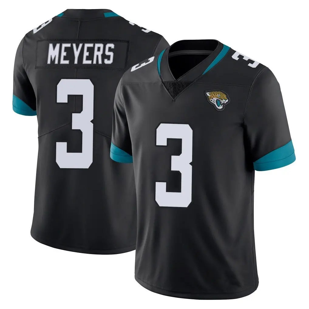 Parkc J.Jaguars #3 Jakobi Meyers Player Black Vapor Untouchable Limited Home Game Stitched Jerseys