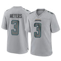 Parkc J.Jaguars #3 Jakobi Meyers Player Gray Atmosphere Fashion Home Game Stitched Jerseys