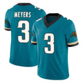 Parkc J.Jaguars #3 Jakobi Meyers Player Teal Prowler Throwback Vapor F.U.S.E. Limited Home Game Stitched Jerseys