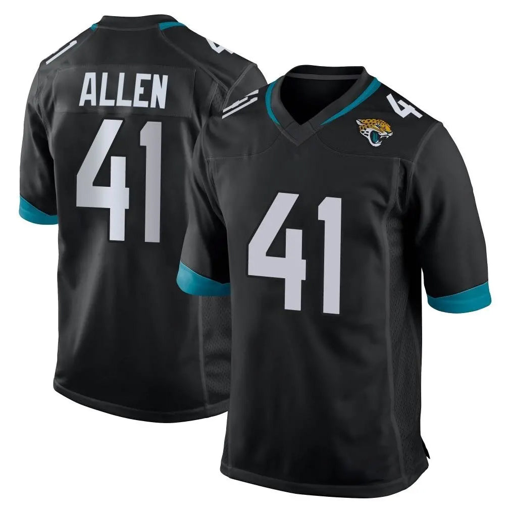 Parkc J.Jaguars #41 Josh Hines-Allen Player Black Home Game Stitched Jerseys