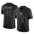 Parkc J.Jaguars #41 Josh Hines-Allen Player Black Reflective Limited Game Stitched Jerseys
